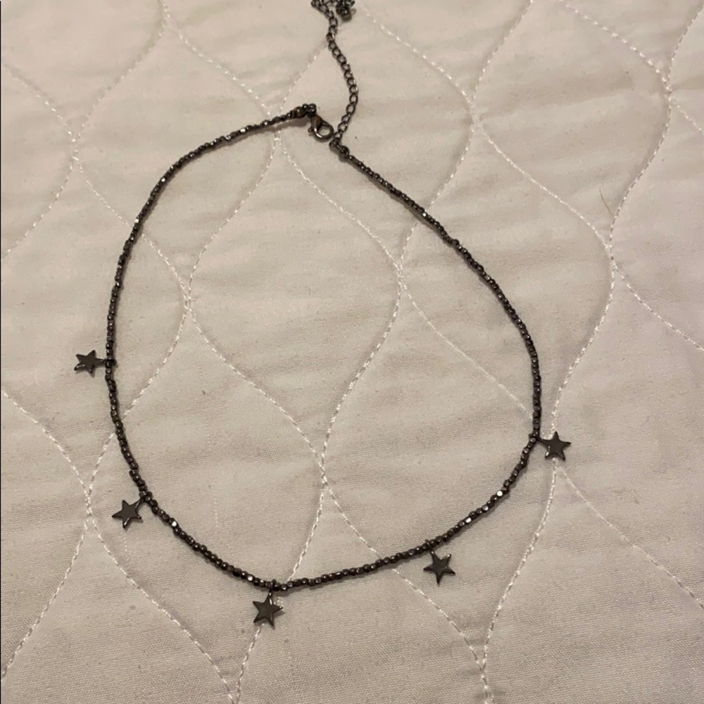 Black/Dark Gray Star Choker